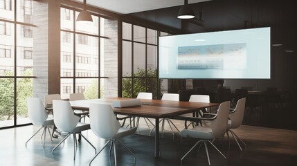 space tv monitor on wall