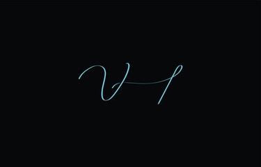 A minimal yet stylish depiction of white cursive lettering forming VI on a dark background, symbolizing elegance and simplicity.