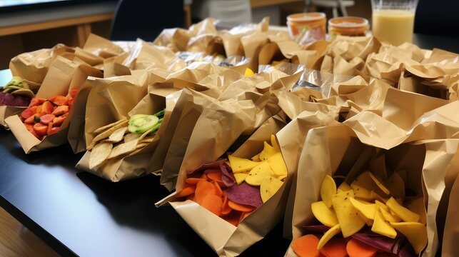 fruit bagged lunches