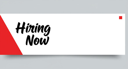 Hiring Now Banner 