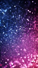 Obraz premium Sparkling glitter texture in purple blue and silver on dark background