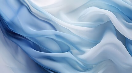 Obraz premium pillow blue abstract wave