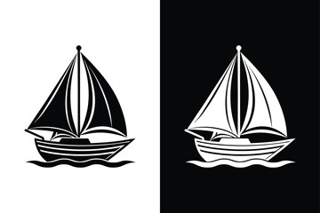 Stylish Sailboat Logo Templates