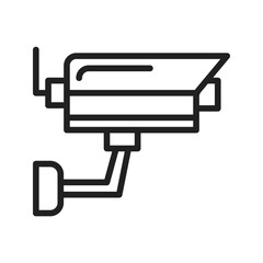 Security Camera icon vector image. Suitable for mobile apps, web apps and print media.