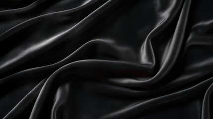 soft black fabric texture