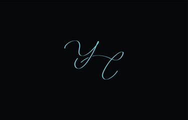 A minimal yet stylish depiction of white cursive lettering forming YC on a dark background, symbolizing elegance and simplicity.