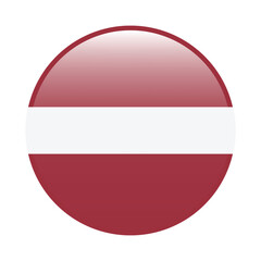 Latvia circle flag logo icon digital vector illustration