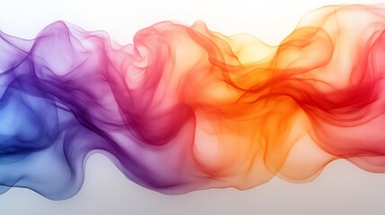 Obraz premium Transparent abstract scribbles vibrant colors for creative artistic presentations