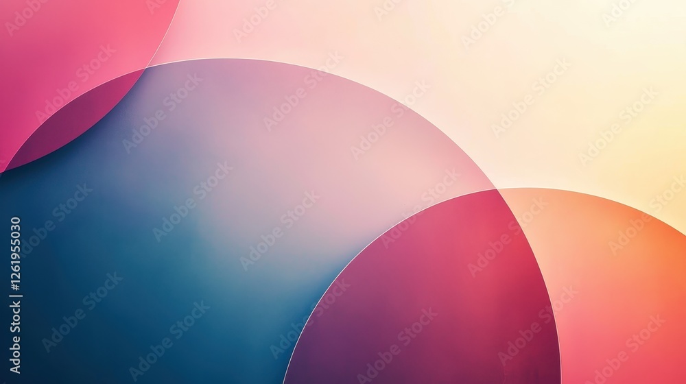 Poster dynamic abstract design digital art colorful patterns modern environment creative viewpoint
