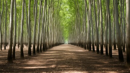Fototapeta premium hevea rubber trees