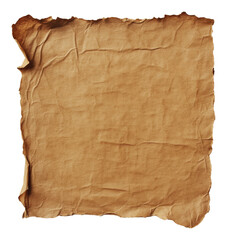 Fototapeta premium Ancient parchment paper with natural texture and aged appearance, vintage document concept.