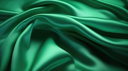 Fototapeta premium bright green fabric background