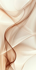Silky, flowing lines with smooth transitions… A harmony of golden and beige tones, exuding elegance and movement. A minimalist and sophisticated background design.