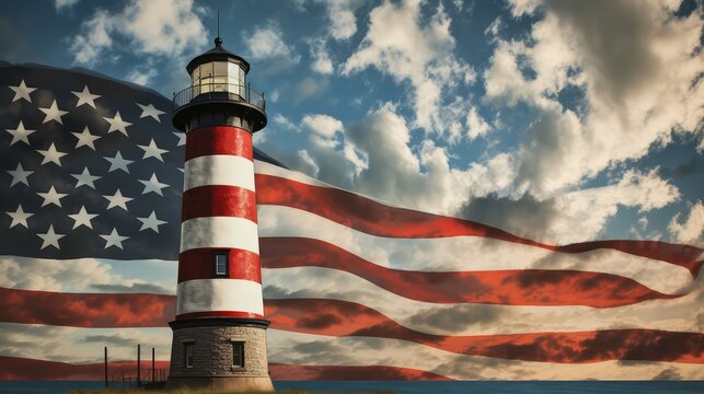 picturesque red and green stripes