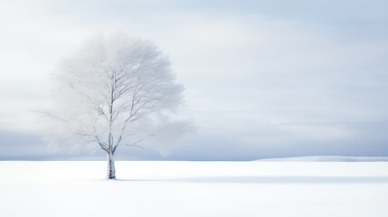 silhouette birch trees winter