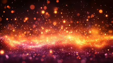 Fototapeta premium A vibrant, abstract representation of the future, showcasing a multiverse of evolving fractals, symbolizing digital technology, cybernetic advancements, and the chaos of future possibilities in a blur