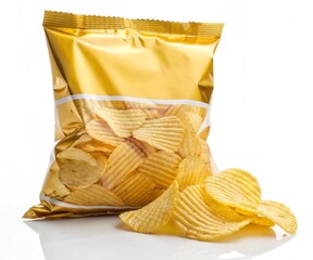 Potato Chips in Bag ai generated
