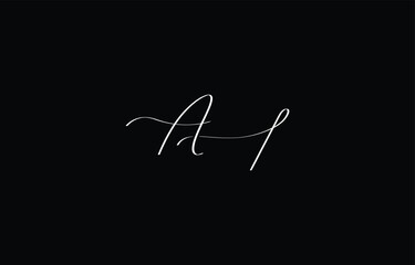 A minimal yet stylish depiction of white cursive lettering forming AI on a dark background, symbolizing elegance and simplicity.