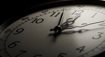 close-up view of a clock's hands in motion, gracefully sweeping across the dial