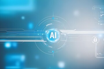 Obraz premium AI Technology Interface