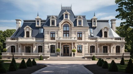 Obraz premium windows house with roof