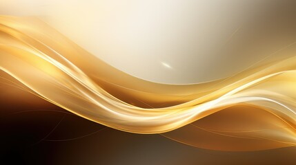 Obraz premium elegance gold swoosh background