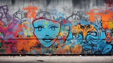 Fototapeta premium texture cement wall ledge