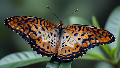 Stunning butterfly in nature close-up photography tropical environment vibrant colors natural habitat beauty of wildlife