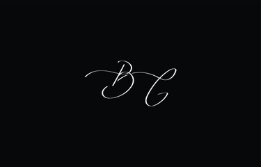 A minimal yet stylish depiction of white cursive lettering forming BG on a dark background, symbolizing elegance and simplicity.
