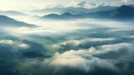 Obraz premium misty clouds texture