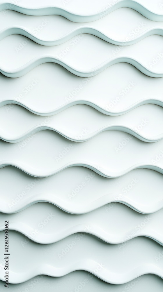 Poster white wave pattern abstract background texture