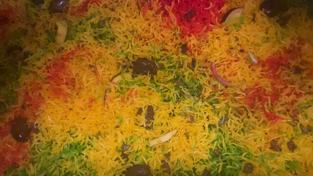 Zarda is a Pakistani Sweet Rice or Traditional Sweet Treat in Wedding Events or Festive Celebration.