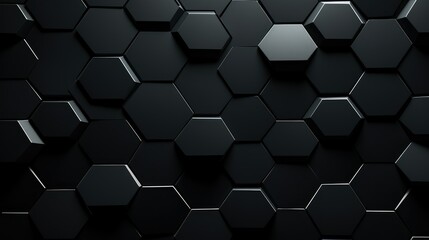 Fototapeta premium design black honeycomb background