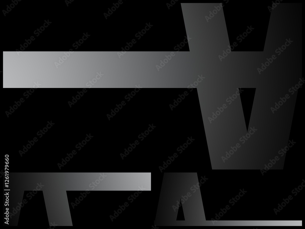 Poster black and gray of abstract pattern background