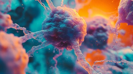 Abstract visualization of proteomics through digital models and protein structures highlights innovation in molecular medicine and research