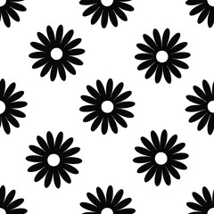Beautiful Daisy Flower Vector &ndash; Simple Floral Illustration, Silhouette vector file of a Elegant Daisy Flower 