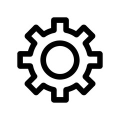 gear icon vector illustration