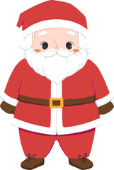 Cute Santa on Christmas moment