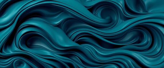 Obraz premium Abstract Curved Green and gold shape with Lighting Effect – Luxury Design on green and gold Background with Copy Space. 