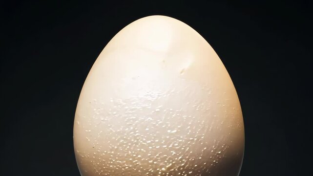 Egg hatching process: life emerging from shell over time
