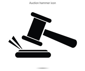 Auction hammer icon