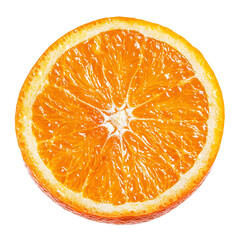 Juicy Halved Orange Apricot Fruit on White Background