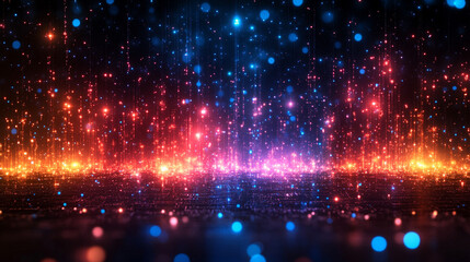 A processor chip symbolizes innovation and computational power, representing the heart of modern technology. The image conveys speed, intelligence, and progress with a futuristic and sleek aesthetic.
