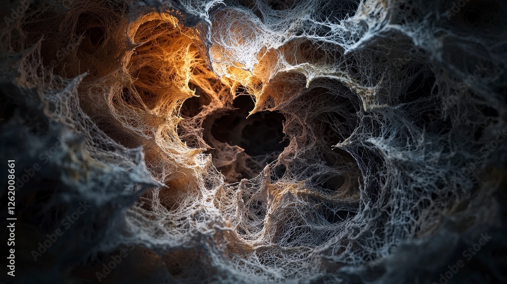 Poster abstract whisperlike textures blending into a vast nebula digital art ethereal environment close-up 