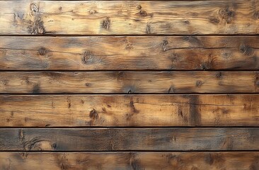 Naklejka premium Rustic Brown Wooden Planks Texture Background