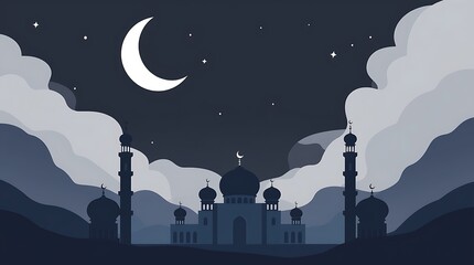 Fototapeta premium Islamic Background design for Ramadan Karen Vector Template