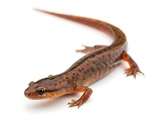 Obraz premium lizard on white background