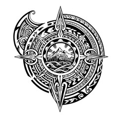 Naklejka premium celtic cross emblem