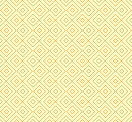 aztec tradition motif. vector seamless pattern. meander repetitive background. geometric fabric swatch. green, yellow wrapping paper. decorative art. classic repeatable element for textile, home decor