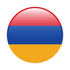 Armenia flag circle icon vector illustration design